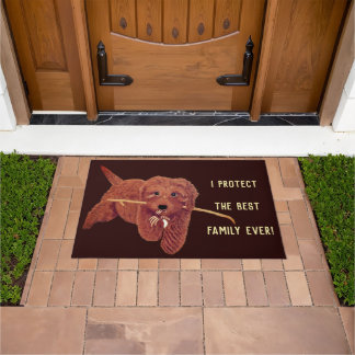 Tapis de porte chien doré Goldie