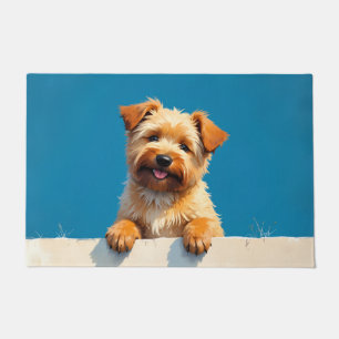 Tapis de porte Chien Lowchen Art