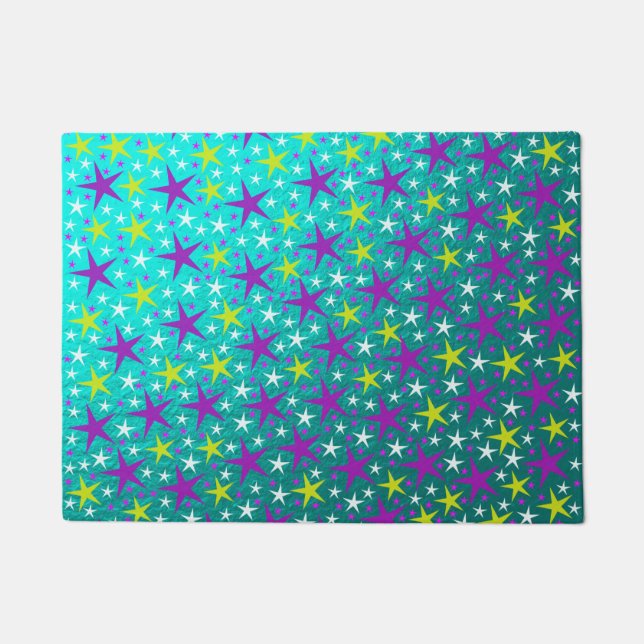 tapis de porte coloré (Devant)