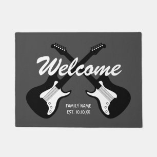 Tapis de porte d'accueil personnalisé avec logo de