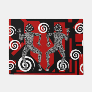 Tapis de porte d'Africains
