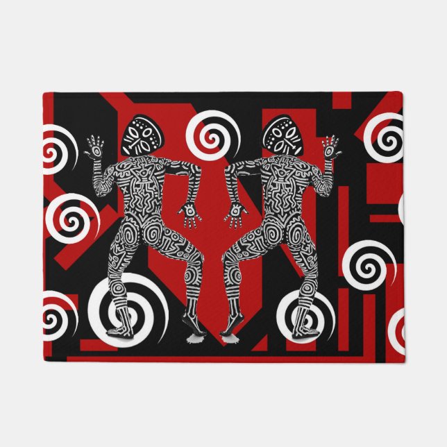 Tapis de porte d'Africains (Devant)