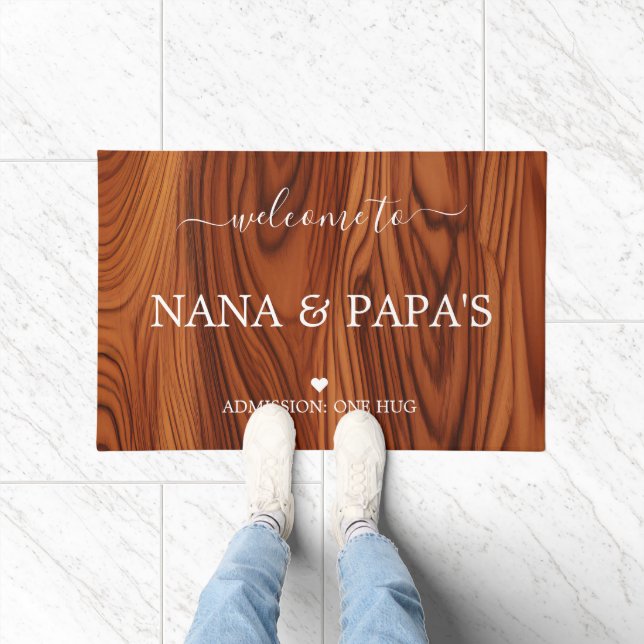 Tapis de porte de la maison en bois (Intérieur)