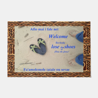 Tapis de porte de l'AMI /Welcome d'Afio de Samoan