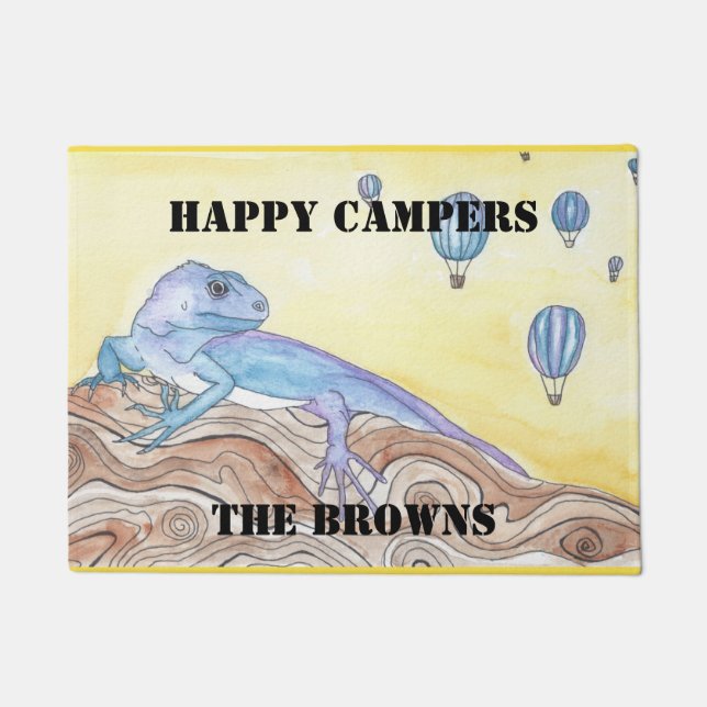 Tapis de porte de lézard (Devant)