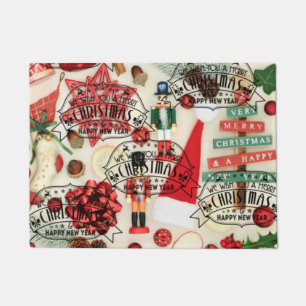 Tapis de porte de Noël