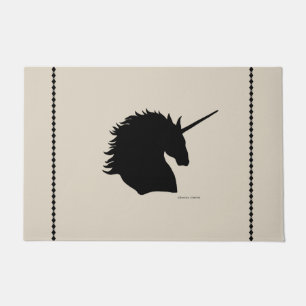 Tapis de porte de sable "de Sigil noir de licorne"