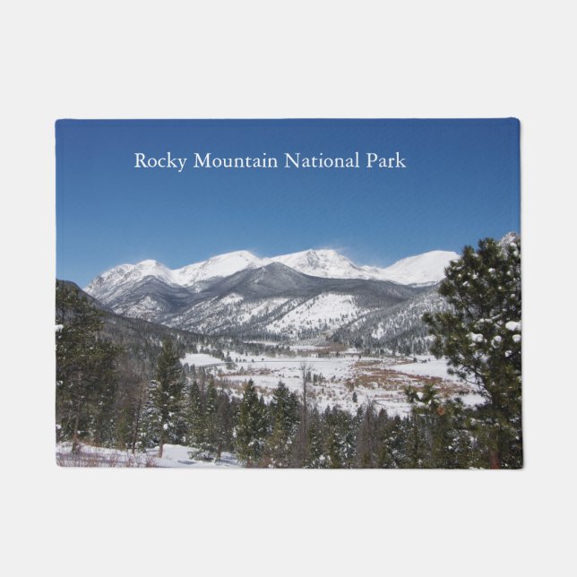 Tapis de porte du parc national Rocky Mountain (Devant)