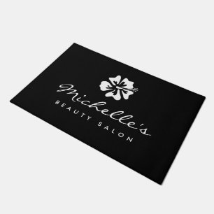 Tapis de porte du salon de beauté personnalisé pou