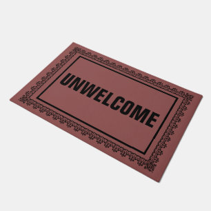 Tapis de porte fâcheux
