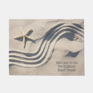 Tapis de porte fait sur commande de maison de