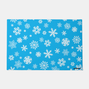 Tapis de porte flocons de neige personnalisables