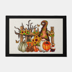 Tapis de porte Gnome d'automne