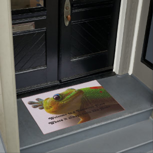 Tapis de porte Lizard Gecko