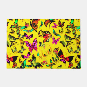 Tapis de porte Papillons