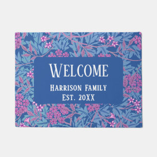 Tapis de porte personnalisé avec nom de famille et