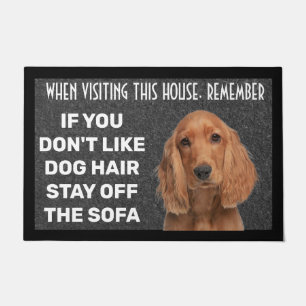 Tapis de porte personnalisé Cocker Spaniel