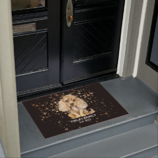 Tapis de porte personnalisé Family Pet