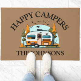Tapis de porte personnalisé Happy Campers