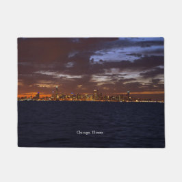 Tapis de porte Skyline de Chicago