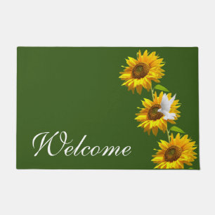 Tapis de porte Sunflower White Dove