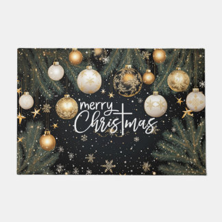 Tapis de sol de Noël Joyeuses Fêtes – Bienvenue fe