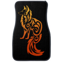 Fox rouge Kitsune de tribal de Firey