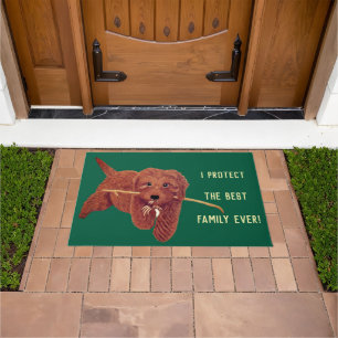 Tapis de sol grand chien de garde doré Goldie