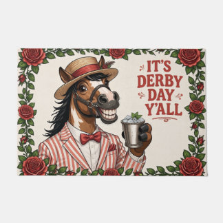 Tapis de sol inspiré du jour du Derby de chevaux