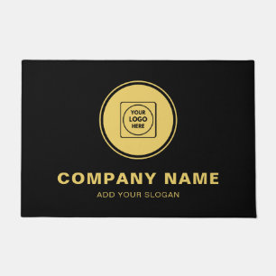 Tapis de sol personnalisé avec logo doré pour l'im