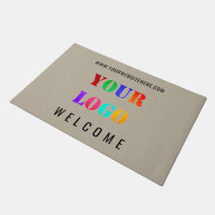 Tapis de sol personnalisé avec texte de logo d'ent
