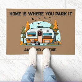 Tapis de sol personnalisé 'Home Is Where You Park