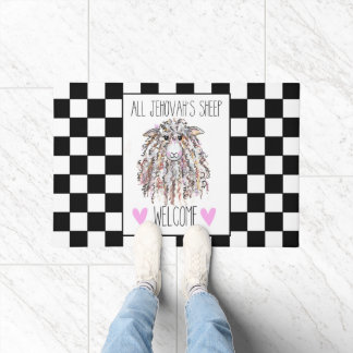 Tapis de sol "Tous les moutons de Jéhovah sont les