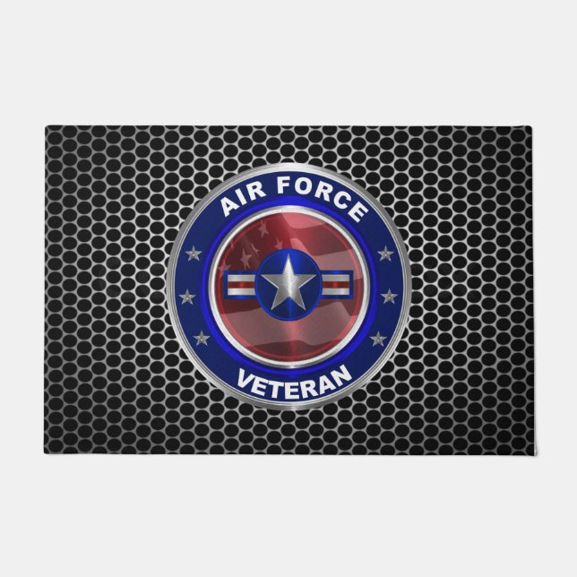 Tapis de sol Vétéran de l'armée de l'air de style  (Devant)