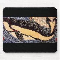 巨鯨, grande baleine de 国芳, Kuniyoshi, Ukiyoe