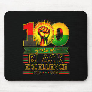 Tapis De Souris 100 Ans D'excellence Noire Centenaire Mois De L'hi