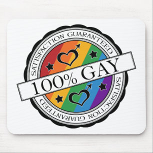 Tapis De Souris 100% Gay - Satisfaction garantie