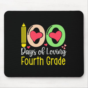 Tapis De Souris 100 Jours d'amour 4e année 100e Jour de l'école T