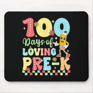 Tapis De Souris 100 Jours D'Amour Pré-k Enseignant Enfants Célébra