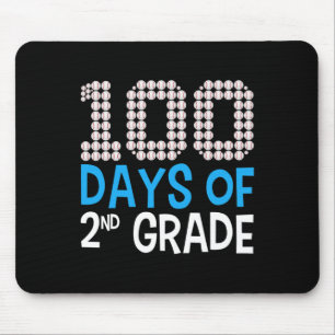 Tapis De Souris 100 Jours De Baseball De 2E Année 100E Jour De
