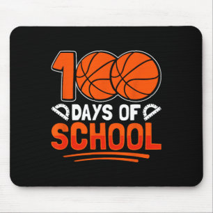 Tapis De Souris 100 Jours De Basketball Scolaire Pour Les Étudiant