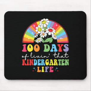 Tapis De Souris 100 jours de vie n°39 ; cette hippie de maternelle