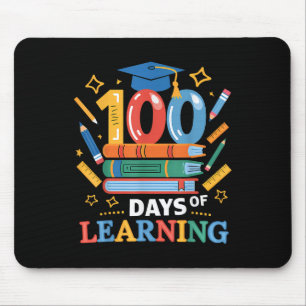 Tapis De Souris 100 Jours D'École 100 Jours D'Enseignant D'Apprent