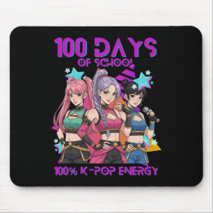 Tapis De Souris 100 jours d'école K Pop 100 jours plus forts Enfan