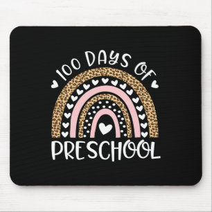 Tapis De Souris 100 Jours D'École Pour Enseignant Préscolaire Rain