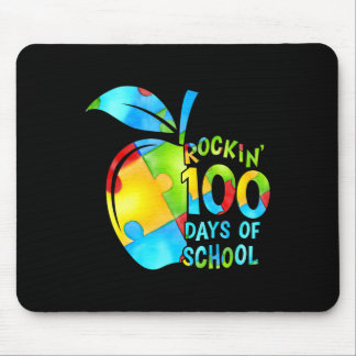 Tapis De Souris 100 Jours D'École Puzzle Sensibilisation sur l'aut