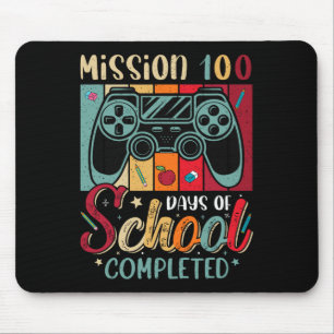 Tapis De Souris 100 Jours D'École Terminé Gamer Enfants 100e Jour