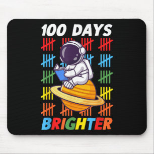 Tapis De Souris 100 Jours Plus Brighter Astronaut 100e Jour De