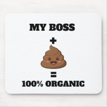 Tapis de souris 100 % organique Nom personnalisé -