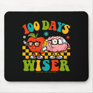 Tapis De Souris 100ème Jour De L'École Enseignants Rétro Enfants 1
